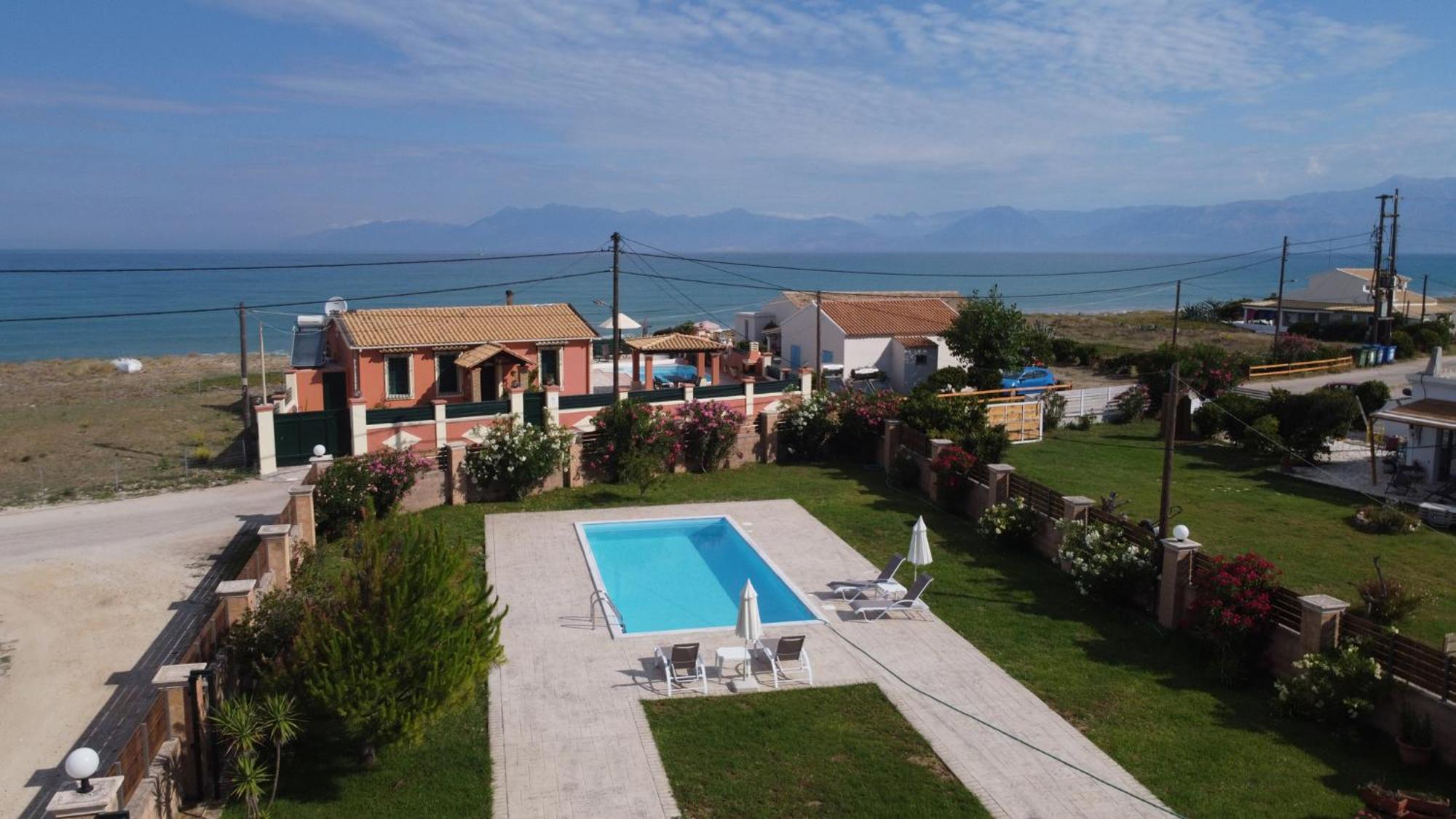 Almyra Beach House Corfu Almiros Beach Esterno foto