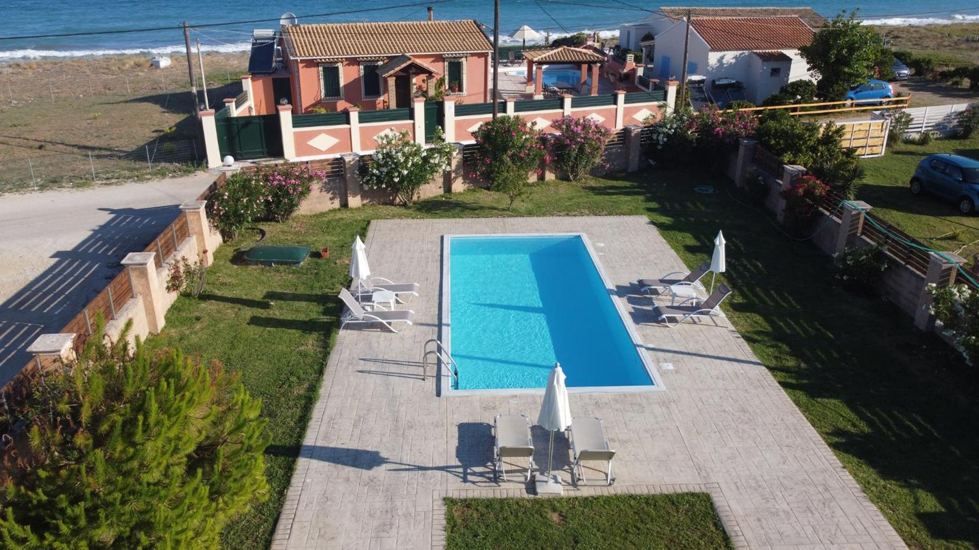 Almyra Beach House Corfu Almiros Beach Esterno foto