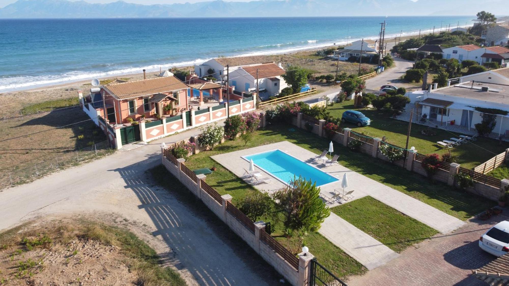 Almyra Beach House Corfu Almiros Beach Esterno foto